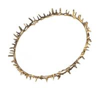 PENIKOKO Diadema Metálica de Espinas para Mujer, Accesorio para Princesas y Reinas en Fiestas, Graduaciones y Eventos Renacentistas