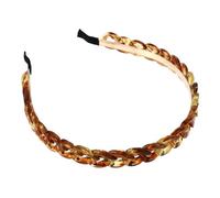 PENIKOKO Diadema Vintage Cadena Ámbar para Mujer y Niña Tocado Trenzado Ligero y Resistente para Fiesta Boda y Uso Diario