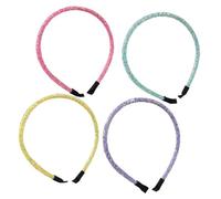 PENIKOKO Diademas Finas de Lentejuelas Brillantes Banda Pelo Purpurina 8 Piezas en Colores Aleatorios Accesorio para Mujer y Niña Adecuado para Fiestas y Uso Diario Color Aleatorio