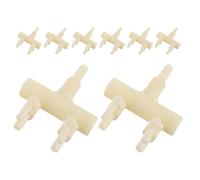 PENIKOKO Divisor de Flujo de Aire para Acuario 8 Piezas, Válvula de Control de Línea Aérea de Plástico Palanca, Accesorio para Manguera de Oxígeno 4-8 Mm, Regulador de Oxígeno para