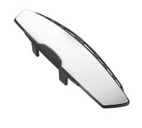 PENIKOKO Espejo Retrovisor Auxiliar Interior para Coche Ventosa Ajustable, Espejo de Seguridad Panorámico de Vidrio Transparente, Compatible Varios Modelos para Conducción y Viajes