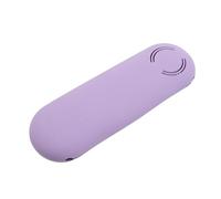 PENIKOKO Estuche de Maquillaje de Viaje de Silicona Morado, Organizador Portátil para Brochas Cosméticas, Resistente al Polvo, Fácil de Limpiar, Tamaño Compacto 23 X 7,6 Cm, Bolsa