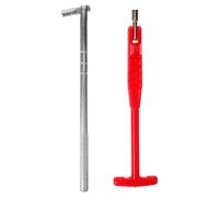 PENIKOKO Extractor de Vástago de Válvula para Reparación y Reemplazo Herramienta Compacta de Acero y Plástico, Kit de 2 Piezas para Neumáticos de Coche y Moto