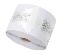 PENIKOKO Formas de Extensión de Uñas de Aluminio en Rollo 300 Unidades Tamaño Compacto para Decoración y Arte de Uñas Profesional y Aficionados, Pegatinas Guía para Manicura Francesa