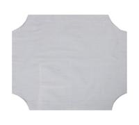 PENIKOKO Funda Lavable de Repuesto para Cama Elevada de Mascota, Tamaño L 71x61 Cm, Tela Transpirable y Extraíble para Perros y Gatos, Gris, Adecuada para Uso en Todas Las Estaciones