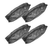 PENIKOKO Fundas de Brazos Impermeables y Resistentes al Aceite de Tpu, Negras, Largas, 2 Pares - Mangas Protectoras para Cocina, Limpieza, Lavavajillas y Trabajo Industrial