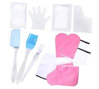 PENIKOKO Guantes de Parafina para Manos y Pies Spa Hidratante Exfoliante Reutilizable de Algodón con Retención de para Cuidado de y Eliminación de Durezas Color Aleatorio Color Aleatorio