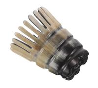 PENIKOKO Guasha Hair Comb Natural Bull Horn Scalp Massager With Meridian Design For Headache Relief And Relaxation Portable Lightweight Tool For Men And Women Daily Use