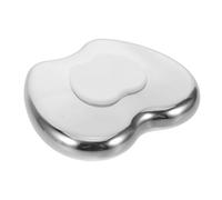 PENIKOKO Herramienta Facial Guasha: Herramienta De Masaje Facial Guasha - Placa Raspadora Inoxidable Con Forma De Manzana Para Reafirmar - Masajeador De Para El