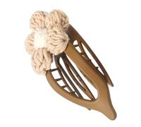 PENIKOKO Horquilla De Flores De Punto Para Mujeres y Niñas Accesorio De Crochet Para Trenzas De Cabello Grueso y Fino Estilo Hawaiano Para Diario y Fiestas