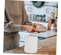 PENIKOKO Jarra Espumadora de Leche Acero Inoxidable con Mango Ergonómico Antideslizante y Duradera para Café Bar Hogar y Cafetería
