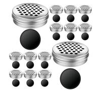 PENIKOKO Kit de Entrenamiento de Olfato para Perros con 18 Latas Magnéticas de Aroma, Contenedores Resistentes para Trabajo Olfativo Canino en Interiores y Exteriores, Suministros