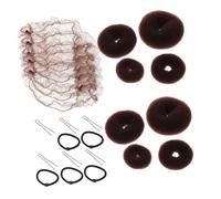 PENIKOKO Kit para Moños de Cabello Molde Donut para Moño Ballet Elástica Invisible para Mujer Herramienta para Recogidos Elegantes y Duraderos