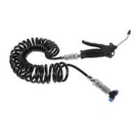 PENIKOKO Kit Pistola Soplado Aire Neumática para Camión con Manguera Espiral Conexión Rápida Eliminación Polvo Cabina Herramientas Automoción