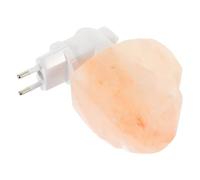 PENIKOKO Lámpara de Sal Decorativa en Forma de Corazón Led, Luz Nocturna Ambiental, Mineral Natural para Dormitorio y Mesa, Voltaje Ac220, Pequeña y Artística, Juego Único