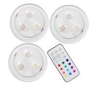 PENIKOKO Lámpara LED Táctil Regulable bajo Mueble con Adhesivo para Cocina y Armarios de Luces con Control Remoto Fácil Instalación y Uso Doméstico