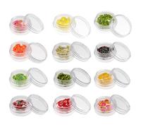 PENIKOKO Lentejuelas de Arcilla Polimérica para Uñas 12 Colores Decoración de Manicura Chips de Frutas Kit DIY de Adornos para Uñas Accesorios Ligeros y Fáciles de Aplicar