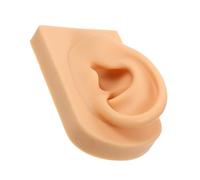 PENIKOKO Modelo de Oreja de Silicona Flexible y Realista para Exhibición de Joyería y Práctica de Perforación Oreja Derecha Suave para Entrenamiento y Organización de Pendientes