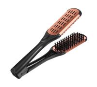 PENIKOKO Peine Alisador de Pelo Herramienta para Peinar el Cabello Cerdas de Plástico en Forma de V que Reduce el Quiebre y Alisa sin Esfuerzo Adecuado para Uso en Casa y Viajes