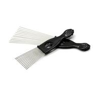 PENIKOKO Peine de Dientes Anchos para Desenredar Cabello Mango Plástico Cepillo Profesional para Peinar y Masaje del Cabelludo Adecuado para Adultos y Negro