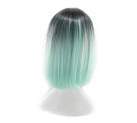 PENIKOKO Peluca Bob de Encaje Resistente al Calor Peluca Degradado para Mujer para Cosplay Miercoles Addams