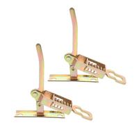 PENIKOKO Pestillo de Resorte Automático para Puerta de Remolque, 2 Piezas Metálicas Resistentes, Cerradura de Palanca para Camiones y Cajas de Herramientas, Herrajes para Uso