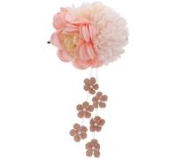 PENIKOKO Pinzas Cabello Clásicas Flores y Perlas, Accesorio Rosa Vintage para Mujer, Tocado de Boda y Ceremonia Estilo Antiguo Chino, Adecuado para Fiestas y Sesiones de Fotos