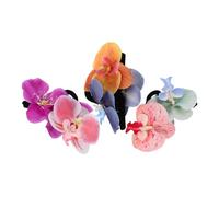 PENIKOKO Pinzas Cabello Forma De Orquídea Tropical 3 Piezas Mini Antideslizantes Para Mujer Verano Boda Playa Accesorios Bohemios