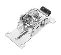 PENIKOKO Plegable para Muebles Resistente de Hierro Antióxido con Muelle para Puertas y Estantes Ajustables Uso Interior y Exterior sin Tornillos Plata