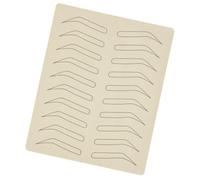 PENIKOKO Práctica para Cejas Microblading de Silicona Realista Flexible y Gruesa sin para Principiantes y Maquillaje Permanente