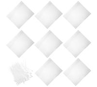 PENIKOKO Protector de Jaula para Mascotas Transparente 12 Paneles 21X26 CM 100 Bridas Revestimiento Plástico Desmontable Anti-Salpicaduras para Conejos Hurones y Cobayas Adecuado para