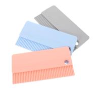 PENIKOKO Quitapelos Mascotas 3 Unidades Gris Azul Rosa, Cepillo Raspador de Gel Reutilizable para Sofá, Ropa y Muebles, Quitapelos Multisuperficie para Eliminación de Pelo