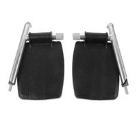 PENIKOKO Reposapiés para Silla de Ruedas Durable Abs Poste Metálico Soporte Antideslizante Ajustable para Movilidad y Alivio Físico en Personas Mayores