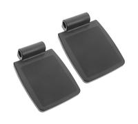 PENIKOKO Reposapiés Para Silla De Ruedas Resistente 2 Piezas Soporte Estable Negro Para Personas Mayores Movilidad y Accesibilidad Segura