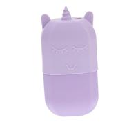 PENIKOKO Rodillo Facial de de Silicona Reutilizable para Masaje Hinchazón y Cierra Cuidado Refrescante para Ojos y Rostro Mini Masajeador Frío Portátil Púrpura