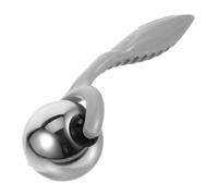 PENIKOKO Rodillo Facial de Metal con Mango Herramienta Gua Sha para Masaje Profundo Reafirmante y Reductor de Papada Masajeador de Belleza para Ojos y Rostro Diseño y Elegante