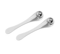 PENIKOKO Rodillo Facial para Crema de Ojos 2 Unidades Tamaño Portátil Masajeador Frío Mujer Cuidado Ocular Antiarrugas Ojeras Masaje para Piel Delicada Viaje