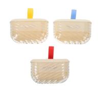 PENIKOKO Rodillo Quitapelusas Adhesivo Reutilizable y Lavable, Mini Quitapelusas Portátil de Gel Pegajoso, Pack 3 Unidades (rojo, Azul, Amarillo), Adecuado para Ropa, Asientos de