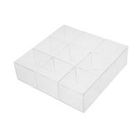 PENIKOKO Soporte para Bolas de Secadora de Ropa, Caja Transparente con Tapa a Prueba de Polvo, Almacenamiento Portátil para Toallitas de Lavandería, Organizador Compacto para Uso