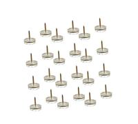 PENIKOKO Tachuelas Decorativas para Muebles Antideslizantes Transparentes Clavo De Hierro, para Patas De Sofá y Silla, 20 Piezas, Protección para Suelos y Reducción De Ruido