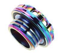 PENIKOKO Tapa de Aceite de Aleación Colorida para Coche Tapón de Llenado de Aceite Resistente a Fugas Compatible Suv y Motocicletas Accesorio de Repuesto para Tanque de Gasolina Diseño