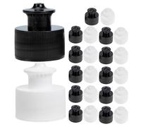 PENIKOKO Tapas de Botellas Deportivas de 28 Mm, 24 Unidades, Diseño a Prueba de Fugas Tirador, Compatibles Botellas de Agua Mineral, Ideales para Fitness, Actividades al Aire Libre