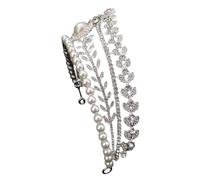 PENIKOKO Tiara de Boda para Mujer Perlas E Imitación de Gemas, Corona de Aleación de Zinc y Rhinestone, Resistente y Segura para Bodas y Ocasiones Obsequios