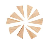 PENIKOKO Topes de Puerta de Madera Maciza 6x2x3 Cm Antideslizantes Cuñas Resistentes para Protección y Bloqueo en Hogar y Oficina, Paquete de 10 Unidades