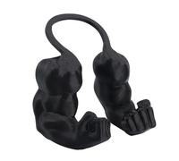 Penitue Brazos Musculosos Creativos Gato, Brazos Hombre Fuerte Impresos en 3D Cuello del Gato Accesorios Disfraz Divertidos para Gatos Halloween Cumpleaños Parodia Cosplay Fotos Vídeo (Negro)