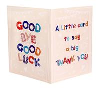 Penitue Gran Tarjeta Despedida Colorida, Tarjeta Gigante de Buena Suerte con Sobre para Jubilación Graduación Compañeros de Trabajo Profesor