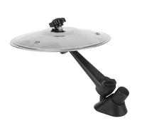 Penitue Platillo de ventilación de coche, mini platillo de acero inoxidable y plástico para ventilación de coche, divertida decoración automotriz para amantes de la música, giratorio 360 grados y