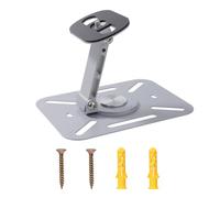 Penitue Soporte para proyector de escritorio, soporte de mesa ajustable de ángulo completo con tornillos, soporte plegable para proyectores portátil, accesorios de trípode para la mayoría de