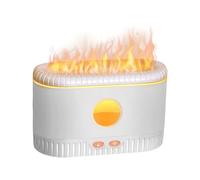 Penlimly Humidificador de Fuego | Difusor de Aceite silencioso de 7 Colores de Llama, máquina de Fragancia Que Cambia de 7 Colores, ambientadores sin Agua, Apagado automático, Yoga, Hotel