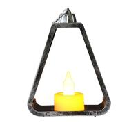 Penlimly Luces de vela de Navidad, luces LED de noche colgantes para árbol con asa, faroles decorativos para dormitorios, patio, porche, jardín, alféizar de ventana, salas de estar, mesas de comedor